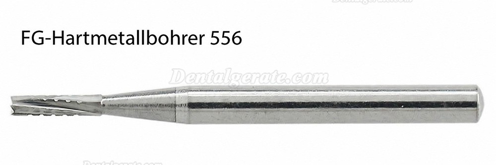 10 St&uuml;ck FG 556 557 558# FG-Schaft FG-Schaft Hartmetallbohrer Zahnmedizin Gerader Fissurenkopf Zahnbohrer